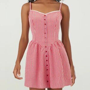 Velvet Hearts V-Cut Cami Summer Picnic Dress